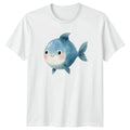 Cute Blue Fish Marine Life Undersea Birthday Gift For Him And Her Unisex , , , Long Sleeve Tee