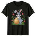 Cute Bunny Holding Easter Egg Easter Holiday Easter Gift For Him And Her Unisex , , , Long Sleeve Tee