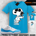 Shirt Match AJ 11 Low University Blue 2026 Sneaker Matching Tee Joe Cool Unisex , , , Long Sleeve Tee