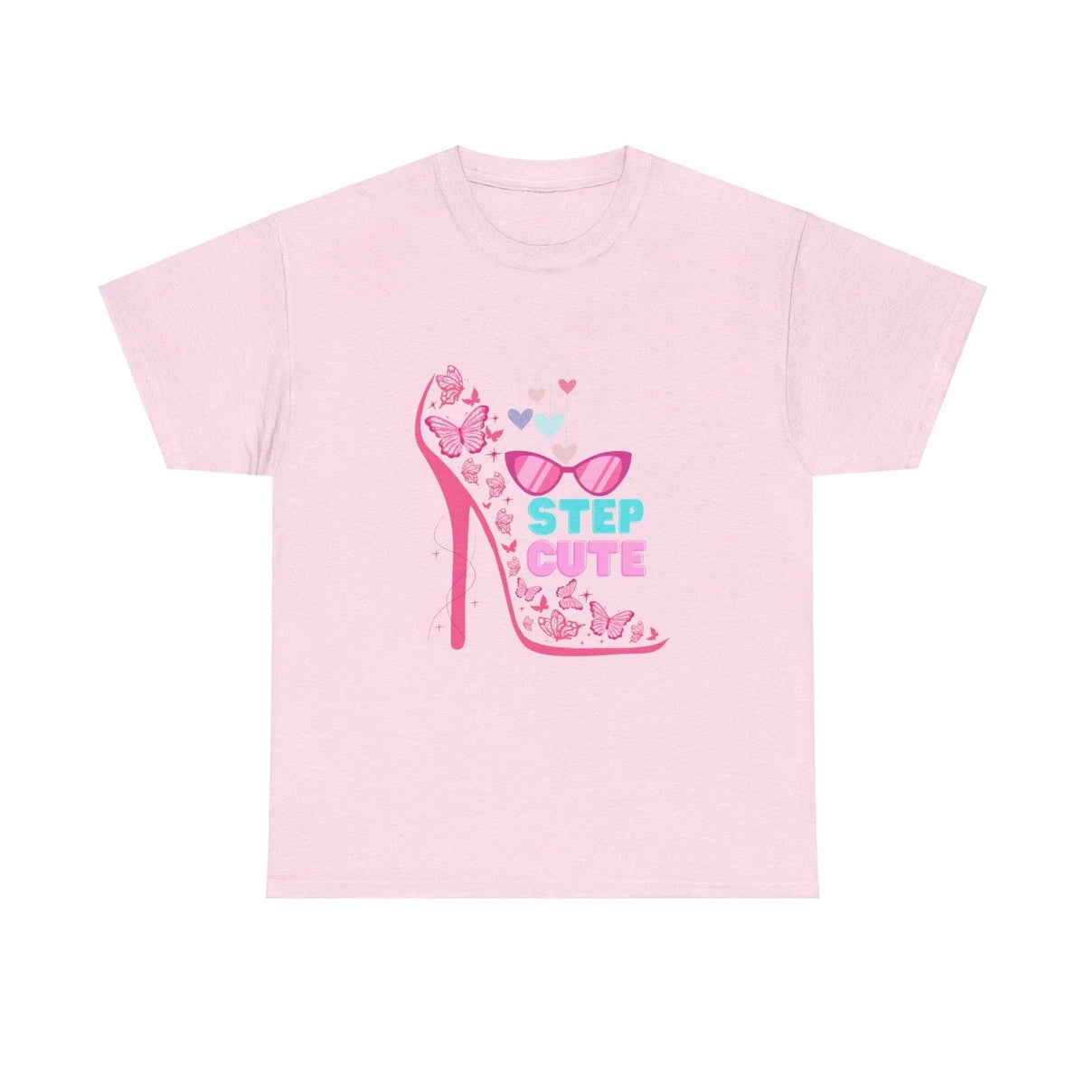 Step Cute Unisex Heavy Cotton Tee, Casual Fashion , Summer Tee Unisex , , , Long Sleeve Tee