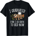Cool Graduation Shirts I Graduated Can I Go Back to Bed Now Unisex , , , Long Sleeve Tee