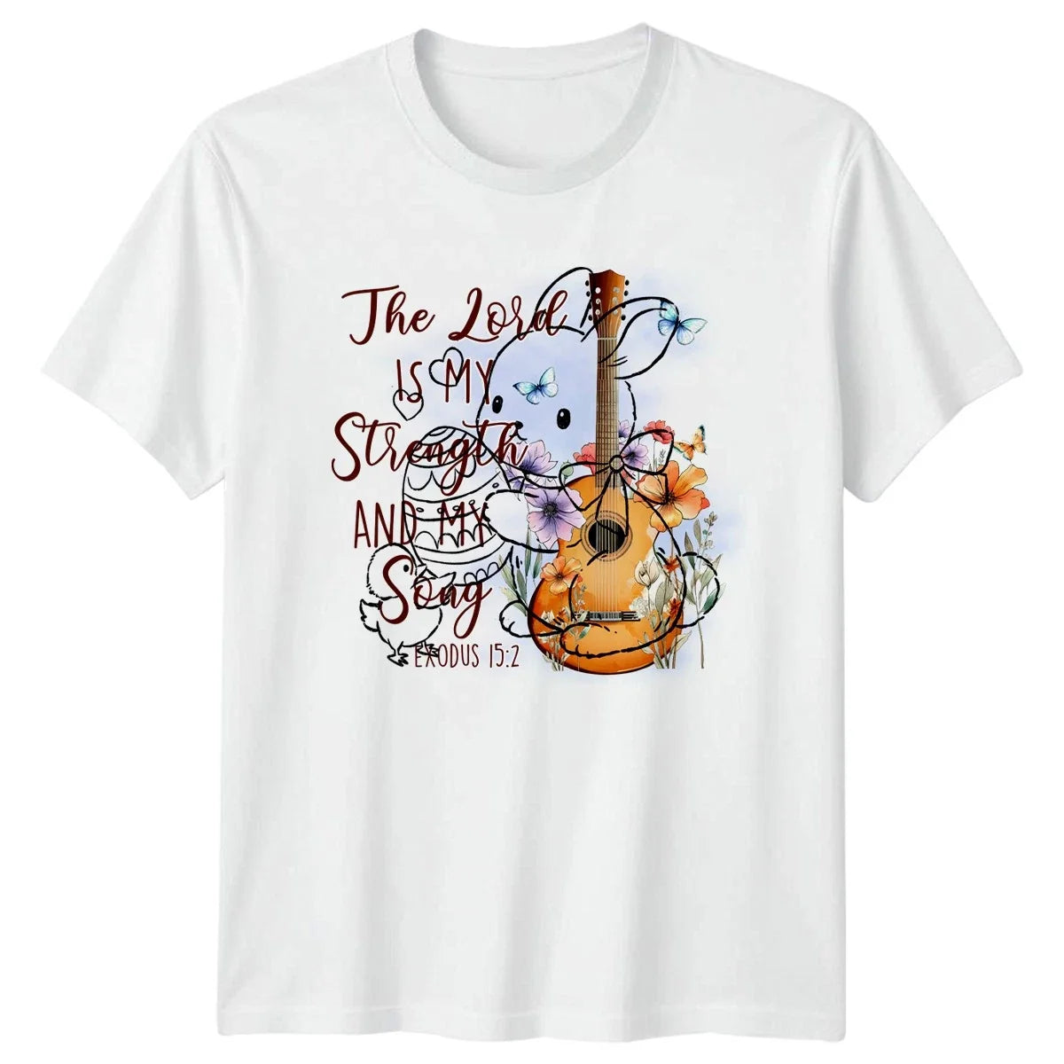 Cute Bunny Chick Easter Egg Cute Animals Easter Holiday Gift Unisex , , , Long Sleeve Tee
