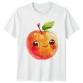 Cute Kawaii Peach Summer Fruit Aesthetic Gift For Him And Her Unisex , , , Long Sleeve Tee