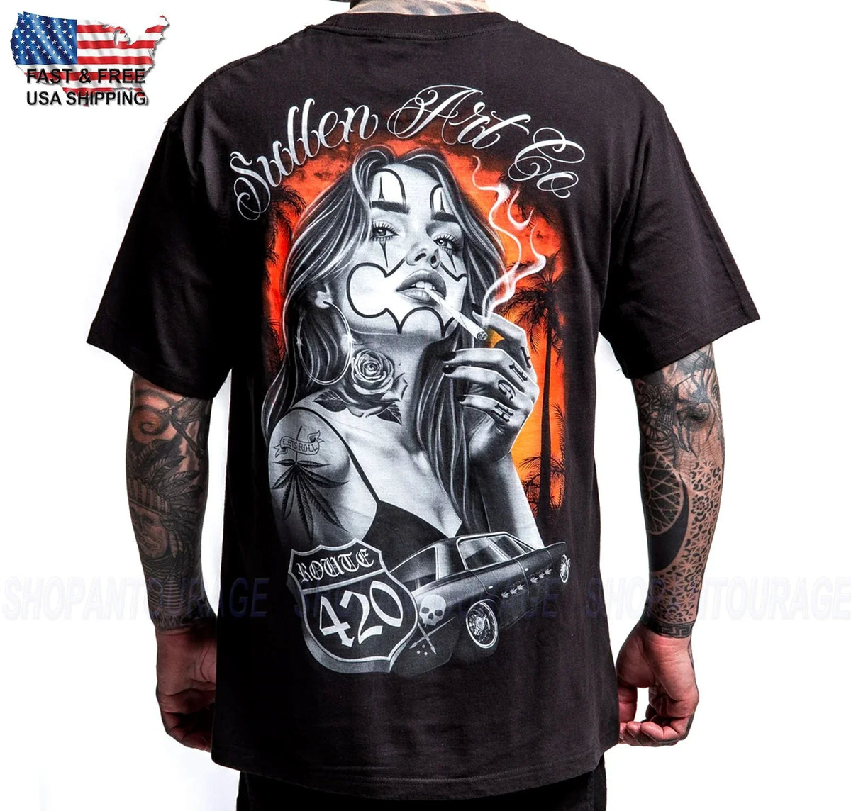 Sullen Art Collective Let`s Roll Standard Fit SCM8051 Short Sleeve Men`s Unisex , , , Long Sleeve Tee