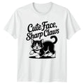 Cute Face Sharp Claws Cat Lovers Birthday Gift For Him And Her Unisex , , , Long Sleeve Tee