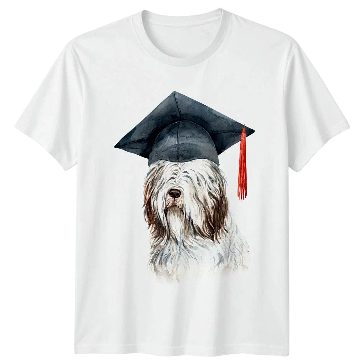 Graduation Dog Mens Cute Pet Lover Gift Unisex , , , Long Sleeve Tee