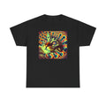 Psychedelic Cat Tee, Dark Grunge, Scene, Punk Aesthetic, Gothic Alt Shirt, D13 Unisex , , , Long Sleeve Tee