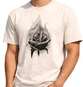 Rose Flower T Shirt Minimal Line Art Floral Aesthetic Design Tee Unisex , , , Long Sleeve Tee