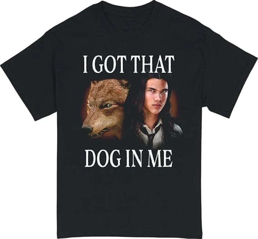 Twilight Jacob Black “I Got That Dog in Me” Unisex , , , Long Sleeve Tee