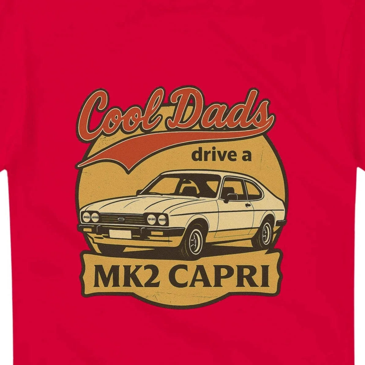Cool Dads Drive a MK2 Capri Ford inspired design for the Ford Mk2 Capri Unisex , , , Long Sleeve Tee