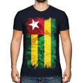 TOGO GRUNGE FLAG MENS TEE TOP TOGOLESE SHIRT FOOTBALL JERSEY GIFT Unisex , , , Long Sleeve Tee
