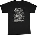 Ford Bronco Mens Clothing Apparel Accessories Bronco Ford Black Tee Unisex , , , Long Sleeve Tee