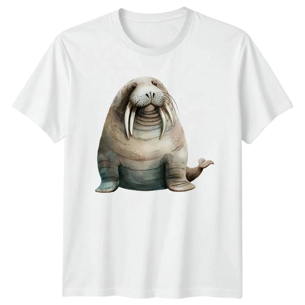 Cute Walrus Marine Animal 2026 Birthday Gift For Him And Her Unisex , , , Long Sleeve Tee