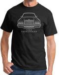 1980 1981 1982 Ford Thunderbird Classic Front End Design Tshirt NEW Colors Unisex , , , Long Sleeve Tee