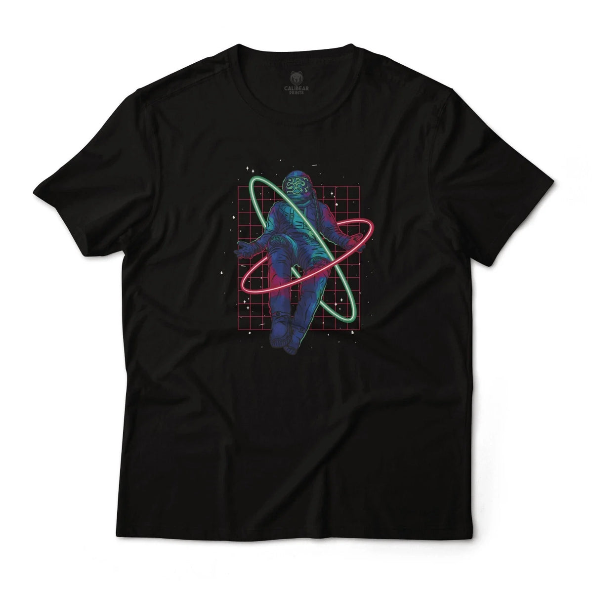 Cosmic Psychedelic Astronaut Aesthetic Graphic Unisex Lightweight Cotton Unisex , , , Long Sleeve Tee
