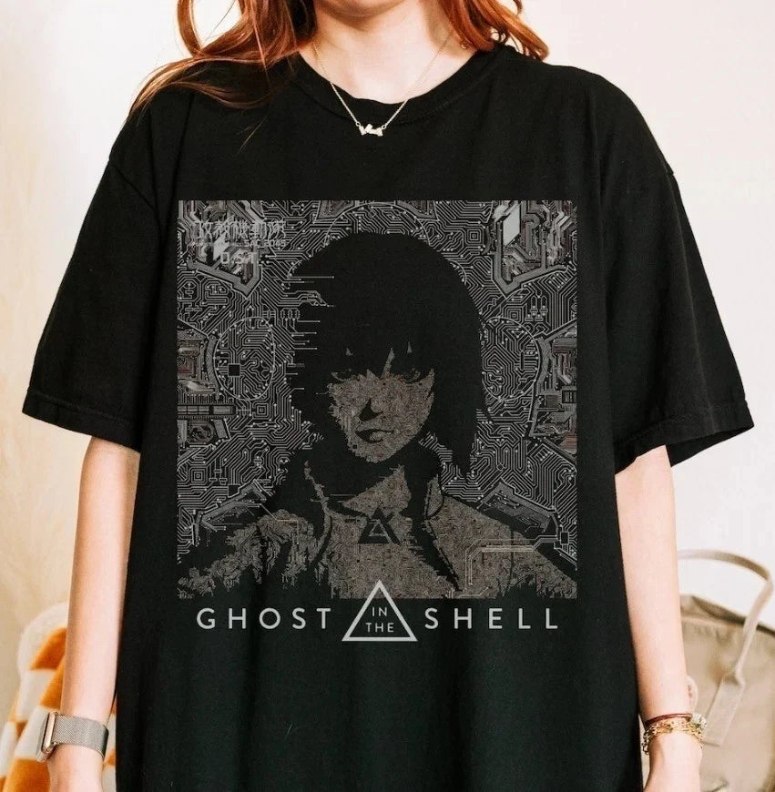 The Ghost In The Shell Anime , Motoko Kusanagi Anime Tee Shirt Unisex , , , Long Sleeve Tee