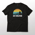 Cat Evolution, Pet Lovers Funny Cat Aesthetic Unisex 100% Cotton Tee Unisex , , , Long Sleeve Tee