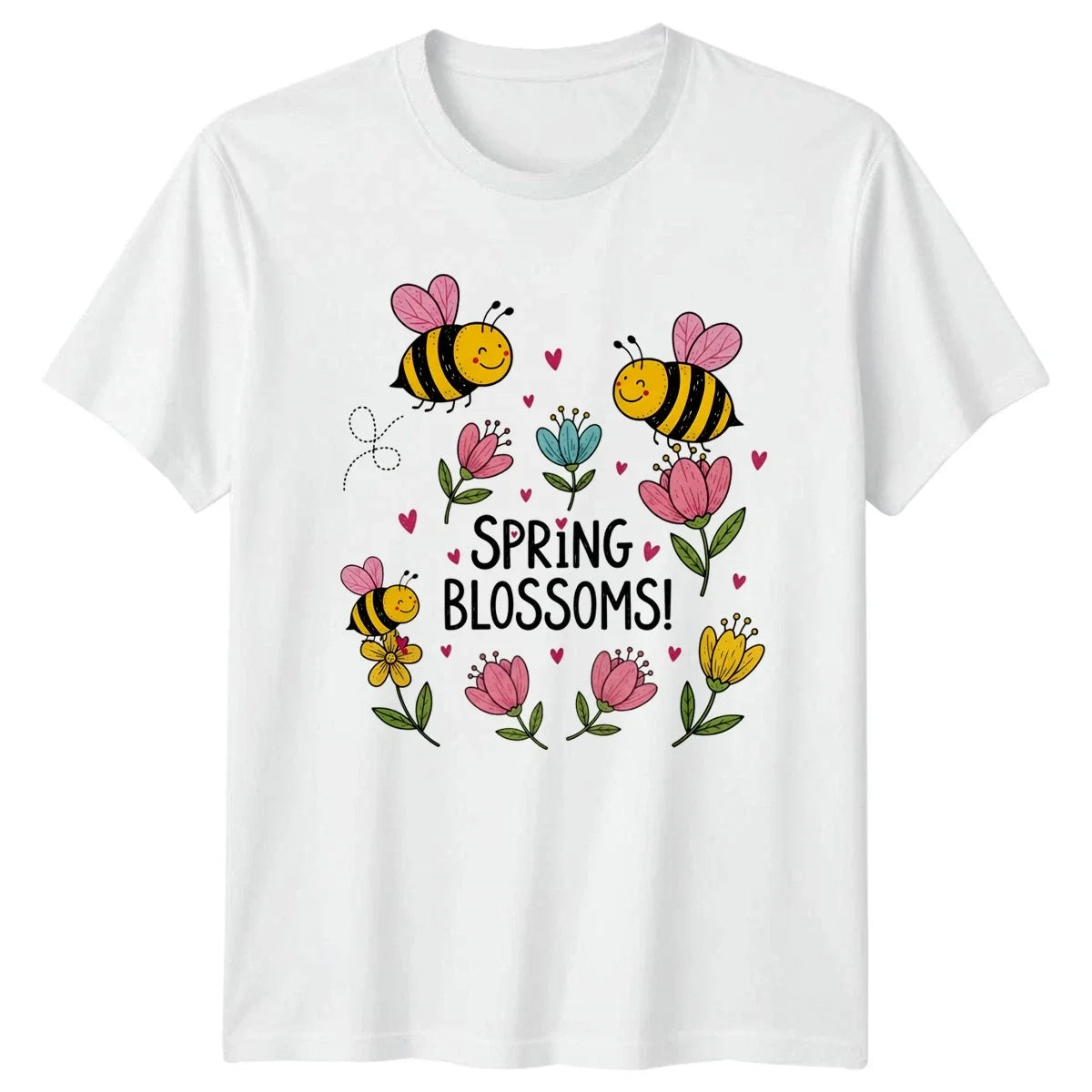 Spring Blossoms Spring Insect Gift For Him And Her Unisex , , , Long Sleeve Tee