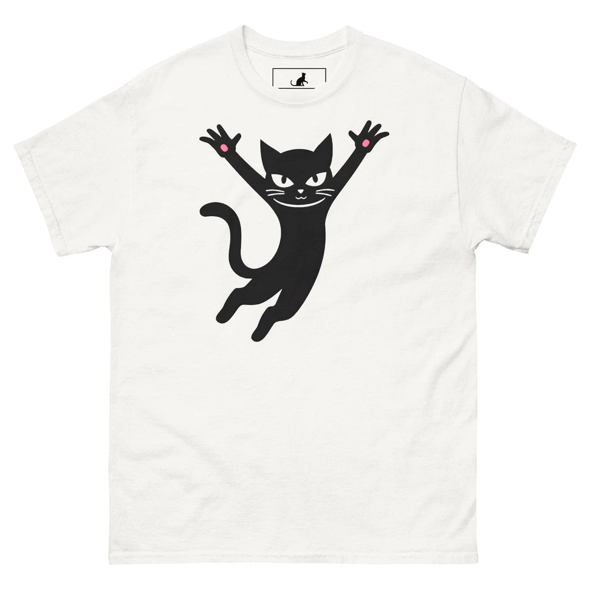 Funny Chaos Cat T Shirt Minimalist Black Cat Meme Graphic Tee Unisex Gift Unisex , , , Long Sleeve Tee