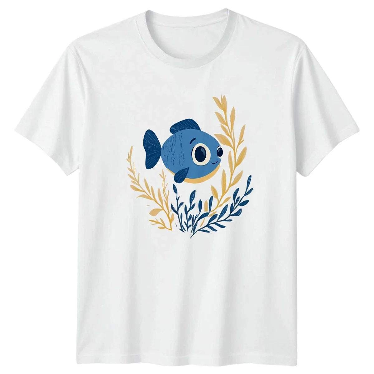 Cute Blue Fish Ocean Animal 2026 Gift For Him And Her Unisex , , , Long Sleeve Tee