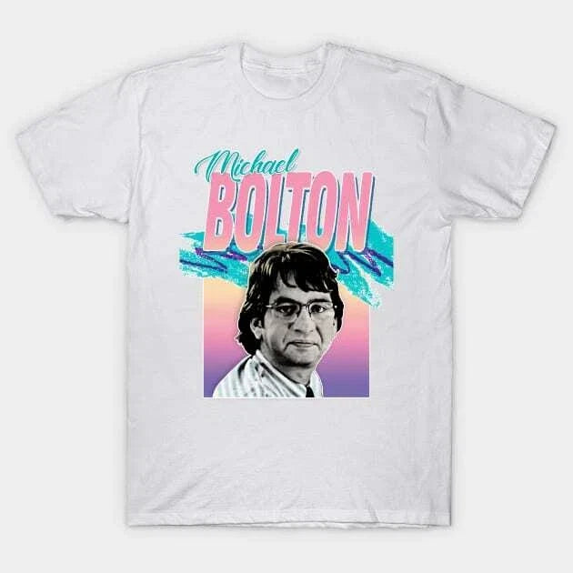 Michael Bolton / Office Space Aesthetic 90s Design Made in Australia Siz Unisex , , , Long Sleeve Tee