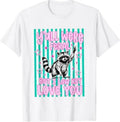 Y'all were Feral But I Low Key Love You Raccoon Cute Teacher Unisex , , , Long Sleeve Tee