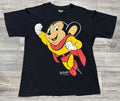 Vintage MIGHTY MOUSE Shirt Mens Medium Viacom 1993 CREATIVE IMAGES Black USA Unisex , , , Long Sleeve Tee