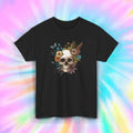 Skull Flowers Butterfly Gothic Aesthetic Boho Graphic Tee Shirt S-5XL Unisex , , , Long Sleeve Tee
