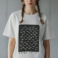 Dripping Eyes Graphic Minimalist Gothic Horror Aesthetic Streetwear Unisex , , , Long Sleeve Tee
