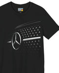 Three-Pointed Star Front Grille Silhouette Shirt : Mercedes Logo / Emblem Unisex , , , Long Sleeve Tee