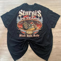 Black Sturgis Biker Graphic Tee Men's XL | Y2K Vintage Skate Unisex , , , Long Sleeve Tee