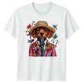 Cute Singing Dog Music Lover Unisex , , , Long Sleeve Tee