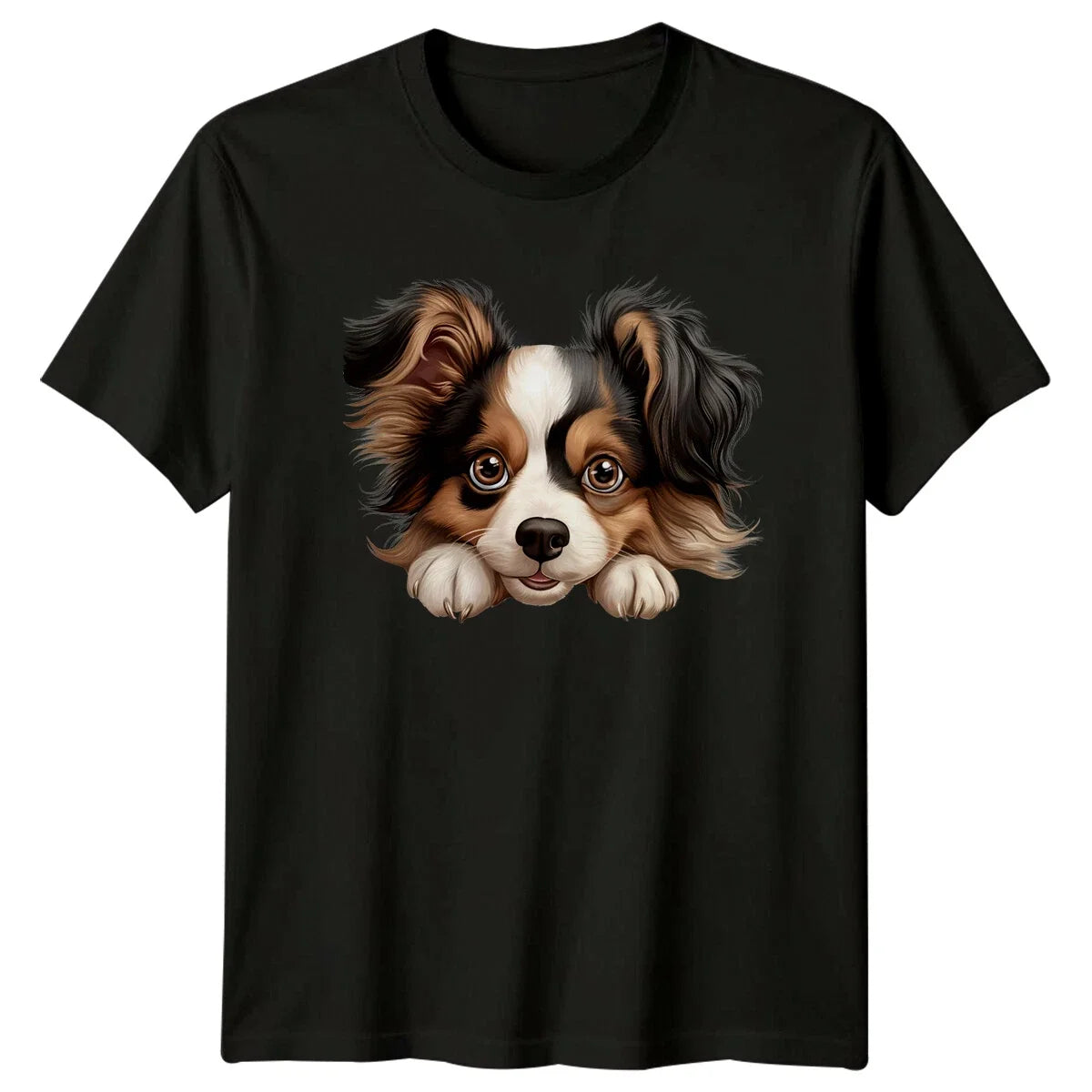 Cute Aussie Dog , Adorable Australian Shepherd Puppy Tee Unisex , , , Long Sleeve Tee