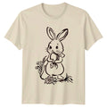 Cute Easter Bunny Holding Decorated Egg Easter For Him And Her Unisex , , , Long Sleeve Tee