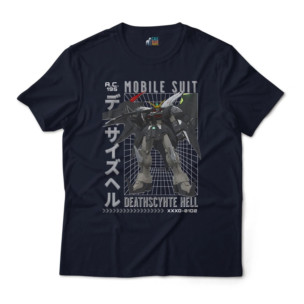 Mobile Suit Gundam Wing Endless Waltz Gundam Deathscythe Hell Anime Graphic Tee Unisex , , , Long Sleeve Tee