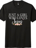 Minimalist Jesus Quote Floral Aesthetic Print Tee Casual All Match Women Unisex , , , Long Sleeve Tee