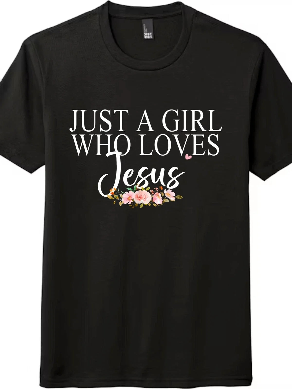 Minimalist Jesus Quote Floral Aesthetic Print Tee Casual All Match Women Unisex , , , Long Sleeve Tee