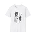 American Flag Fishing | Grunge Rescue Silhouette Unisex , , , Long Sleeve Tee