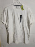 NWT Xersion 100% Cotton White Crewneck XL Minimalist Basic Tee Unisex , , , Long Sleeve Tee