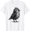 Minimal Line Art Minimalist Abstract Sketch Scribble Bird unisex Unisex , , , Long Sleeve Tee
