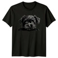 Cute Yorkie Puppy Dog Peekaboo ,Yorkshire Terrier Tee Unisex , , , Long Sleeve Tee