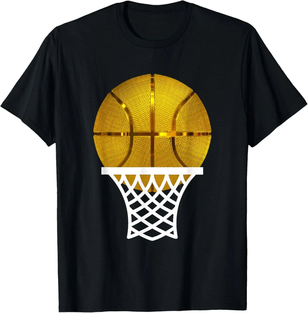 Gold Basketball Trophy MVP Award, Cool Basketball Player Tee Unisex , , , Long Sleeve Tee