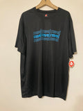 NWT Hanes Cool-Dri Short Sleeve Black Size XL "revel" Printed on Chest Unisex , , , Long Sleeve Tee