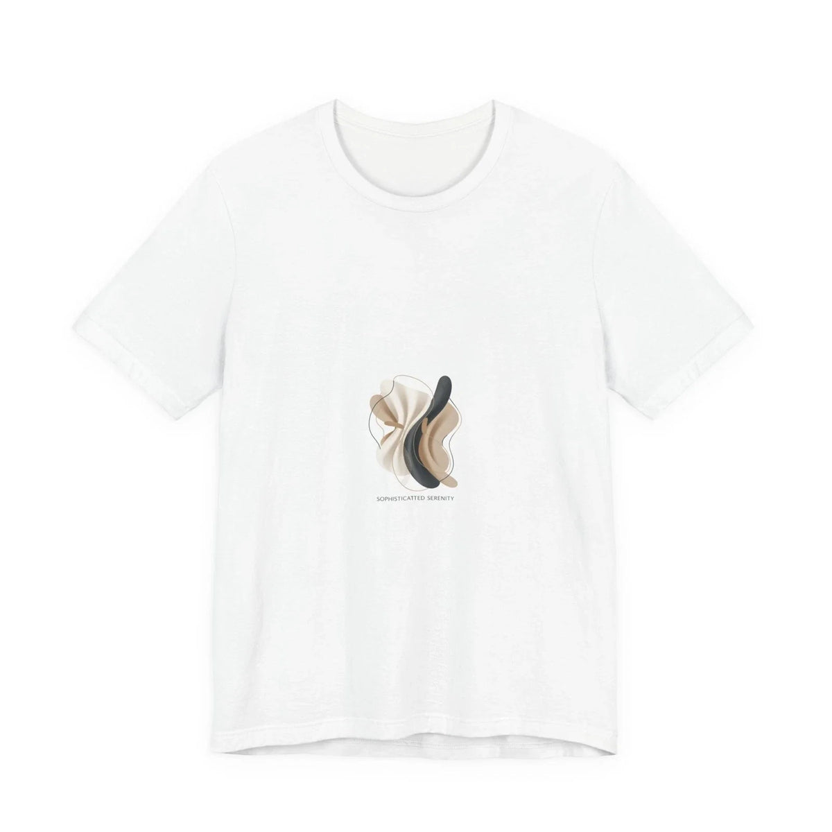 Abstract Neutral Minimalist Tee | Quiet Luxury, Subtle Texture Unisex , , , Long Sleeve Tee