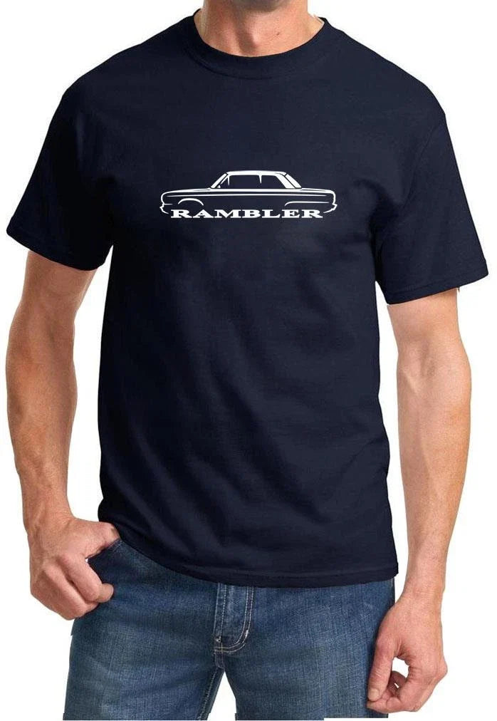 AMC Rambler Classic Car Design Tshirt NEW FREE SHIP Unisex , , , Long Sleeve Tee