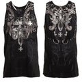 Xtreme Couture Affliction Men's Tank BOLD CIPHER Black Tattoo Biker S-5XL Unisex , , , Long Sleeve Tee