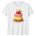 Cute Kawaii Cake Summer Dessert Gift For Him And Her Unisex , , , Long Sleeve Tee