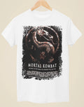 Mortal Kombat - Movie Poster Inspired Unisex White Unisex , , , Long Sleeve Tee