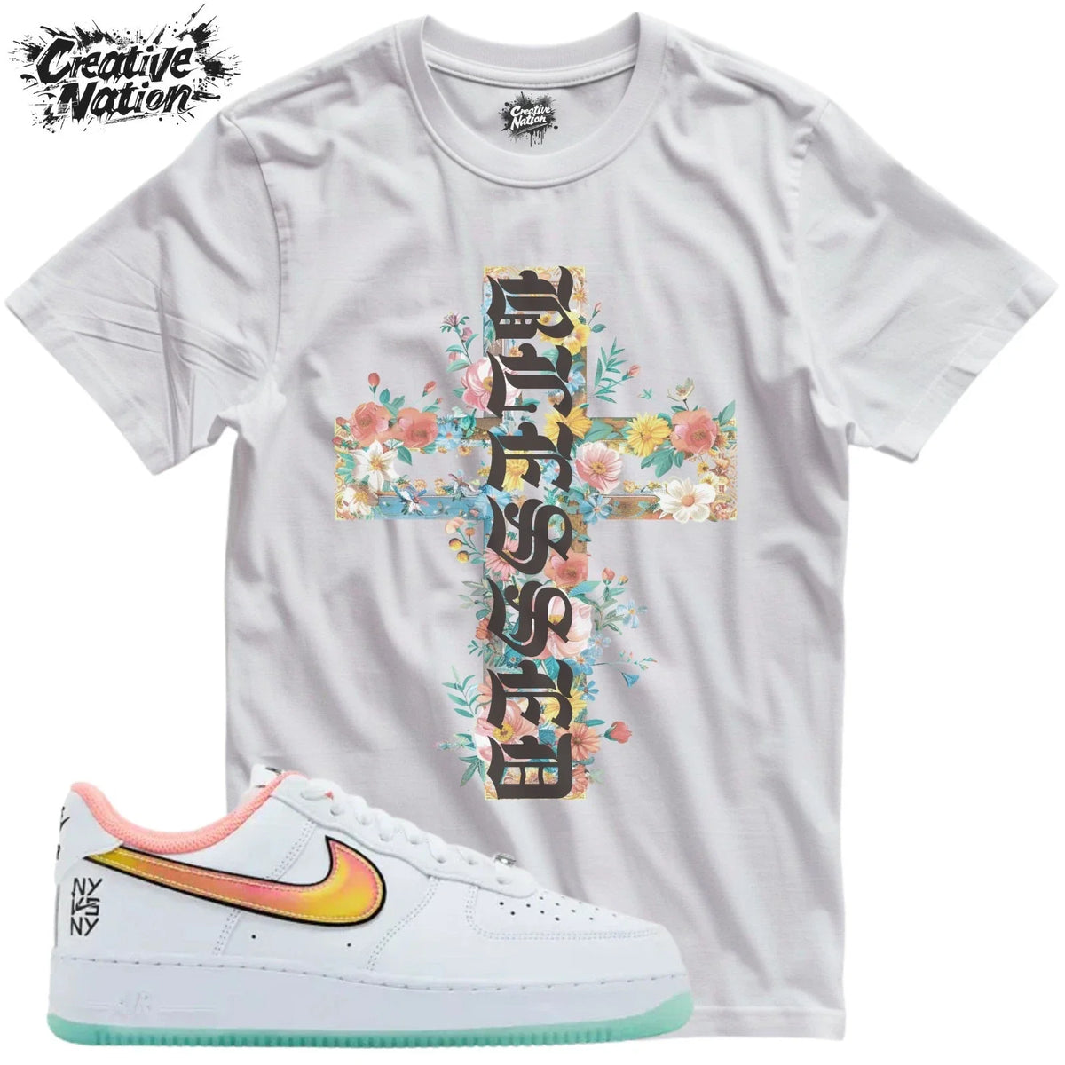 Shirt To Match NY Unisex Tee Sneaker Shirt Blessed Shirt Unisex , , , Long Sleeve Tee