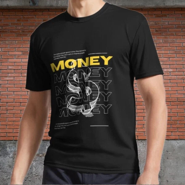 Cool Money Active Logo Funny Size S to 5XL Unisex , , , Long Sleeve Tee